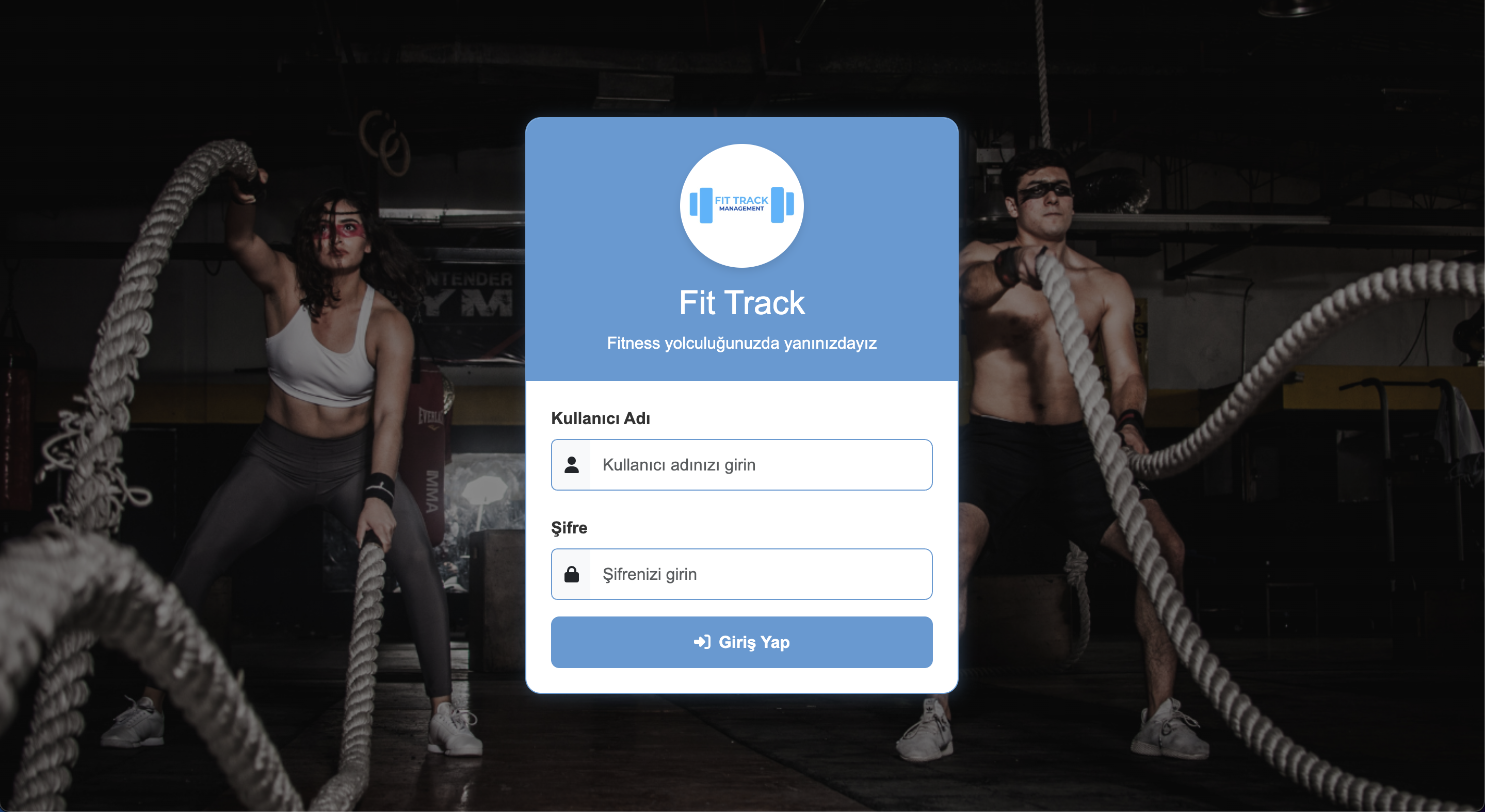 Fit Track Management Dashboard